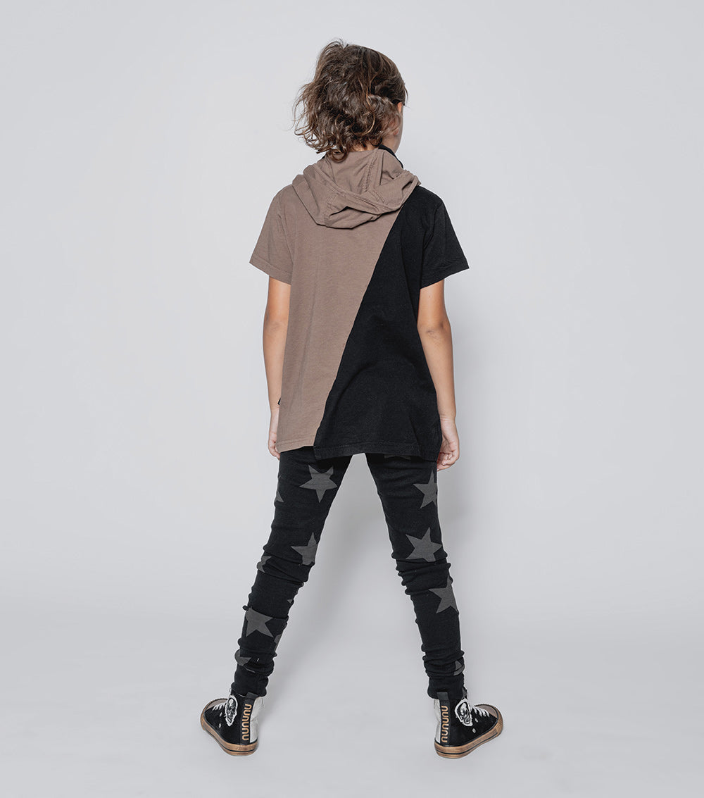 Kid | Rainbow Dude Ninja Shirt | Black x Earth Brown