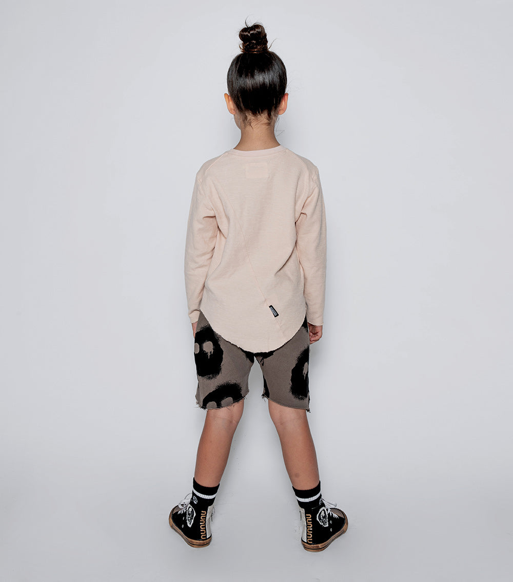 Kid | Rainbow Dude Patch Shirt | Nude