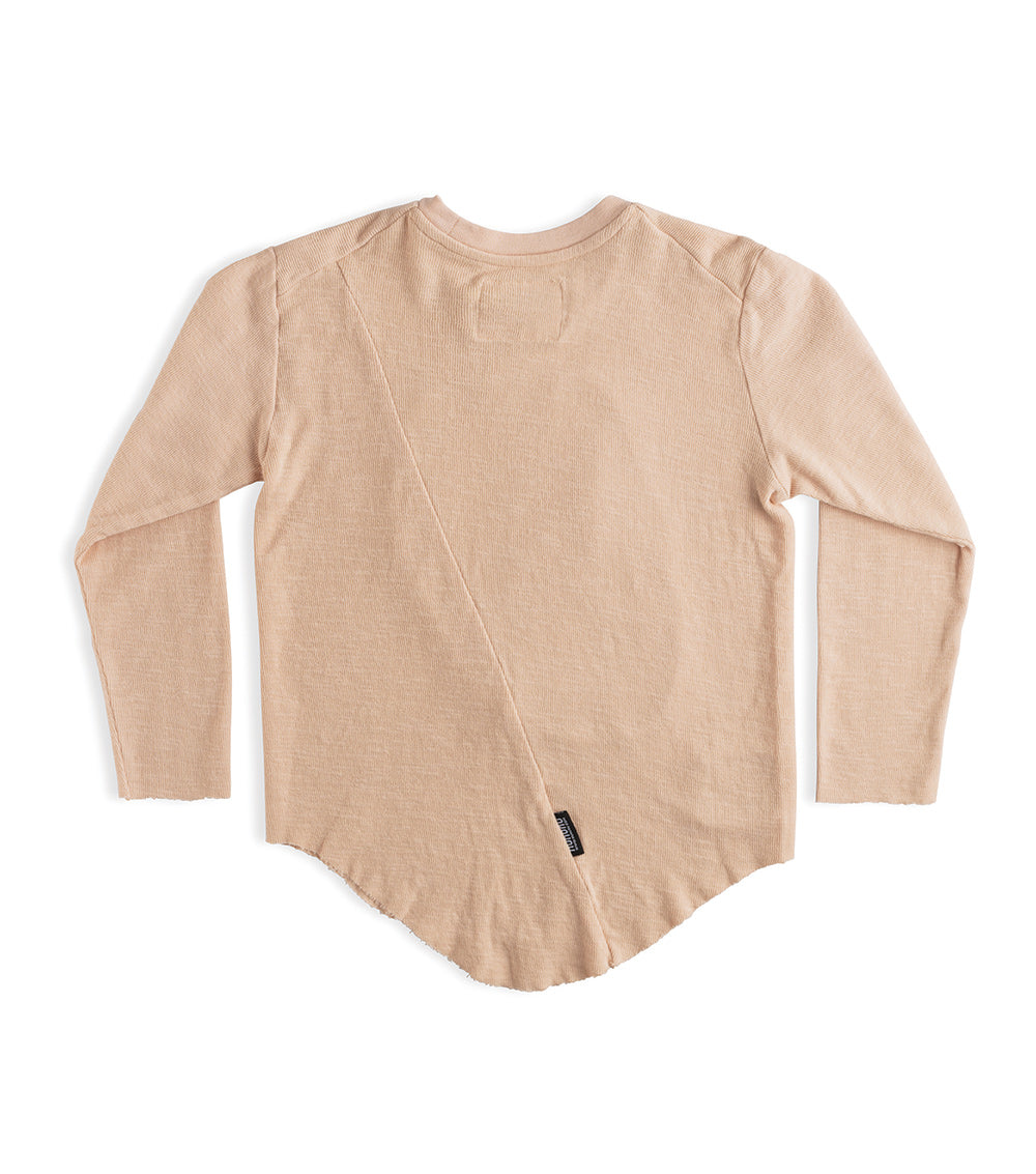 Kid | Rainbow Dude Patch Shirt | Nude
