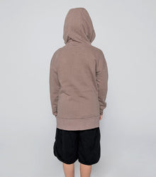 Kid | Rainbow Dude Patch Hoodie | Earth Brown