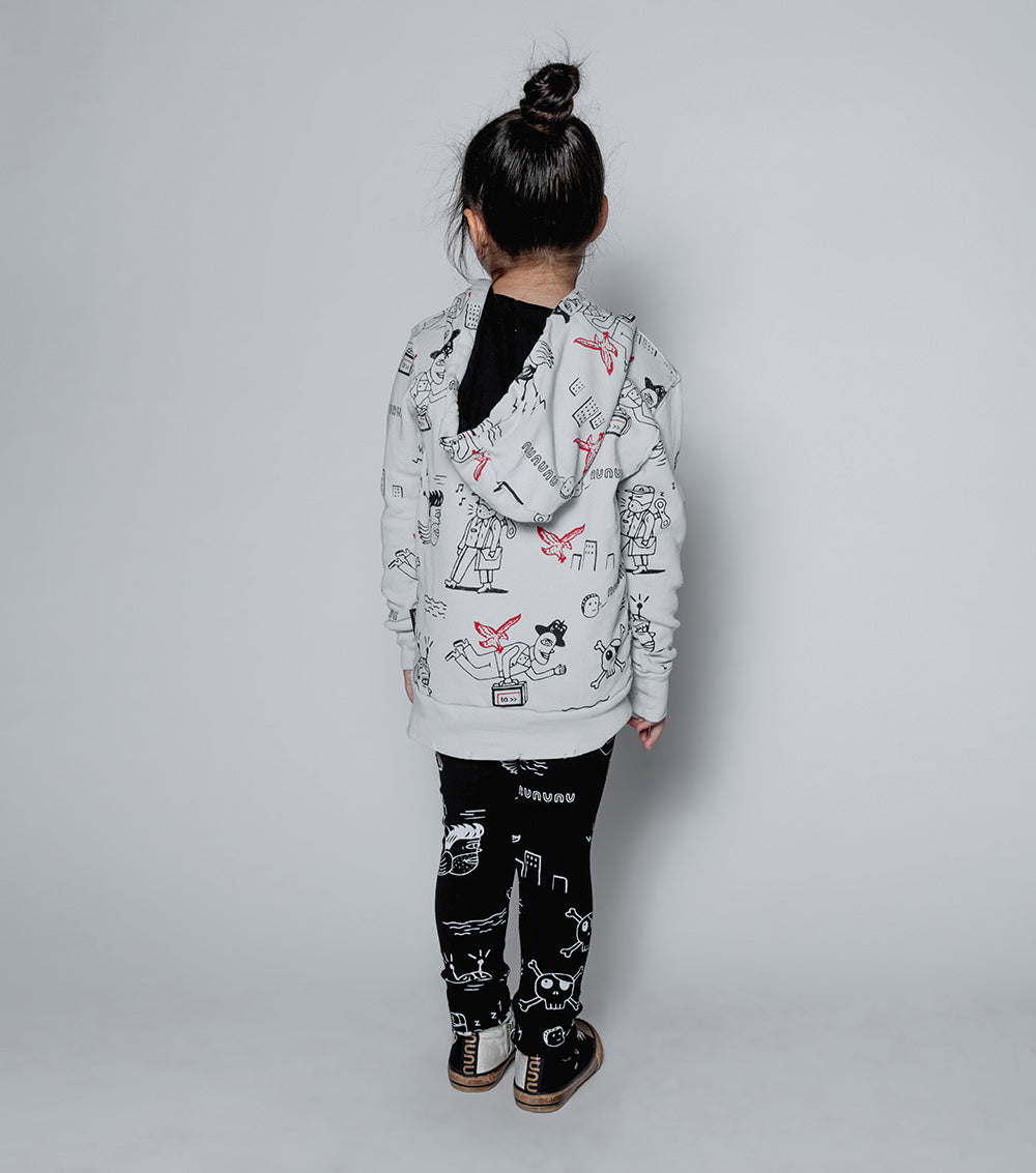 Kid | En Route Hoodie | Ice Grey