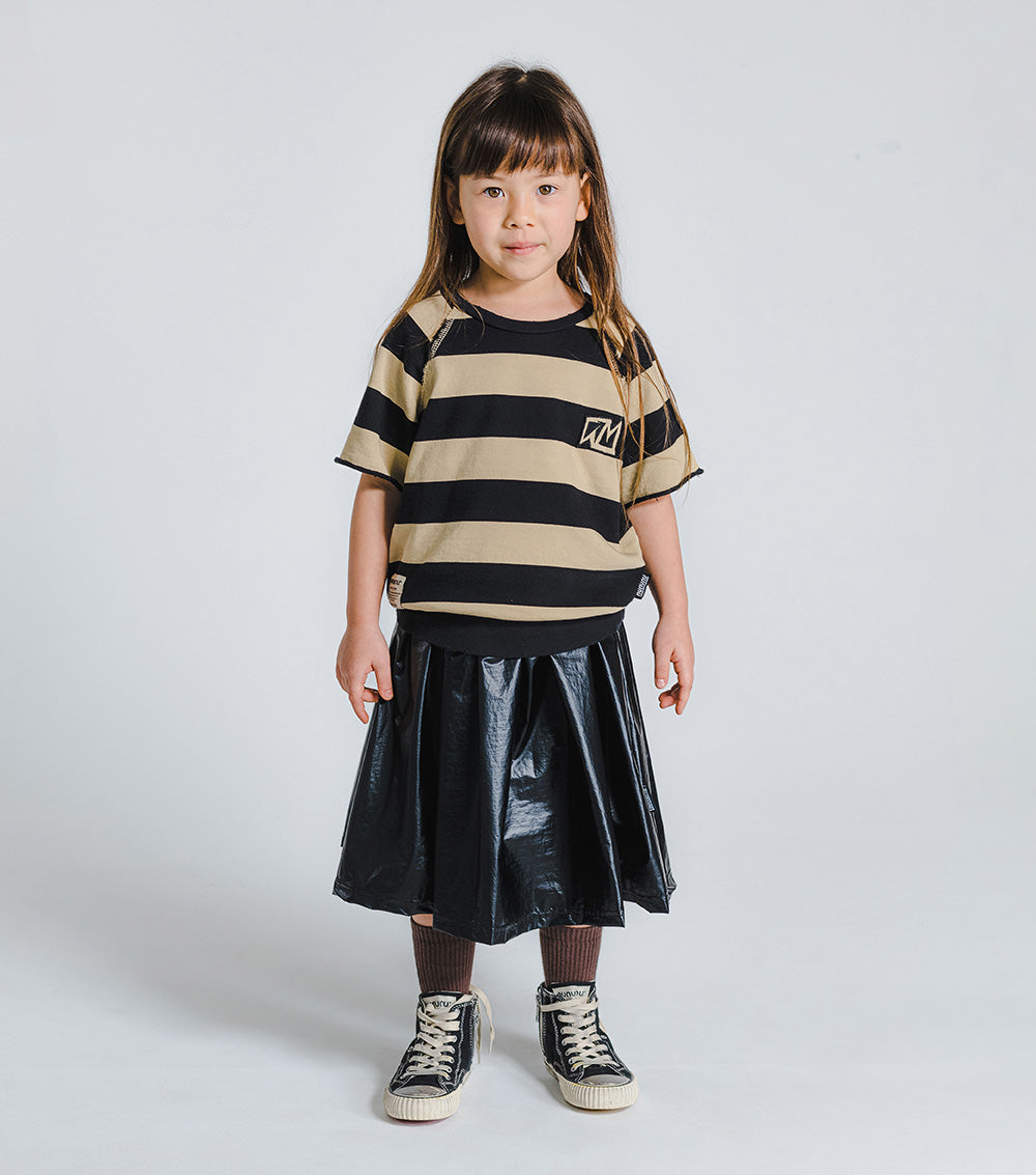 Kid | Flowy Nylon Skirt | Black
