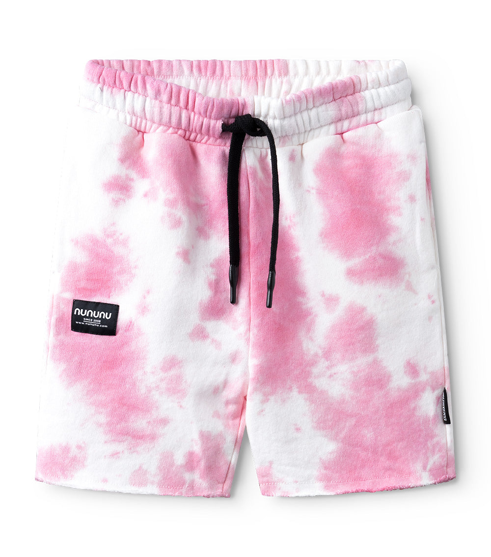 Kid | Tie Dye Sweatshorts | Pink