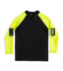 Kid | Surf'S Up Rashguard | Black