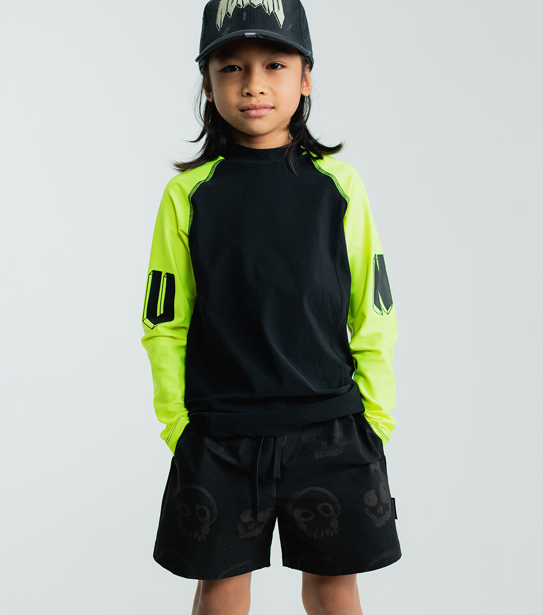 Kid | Surf'S Up Rashguard | Black