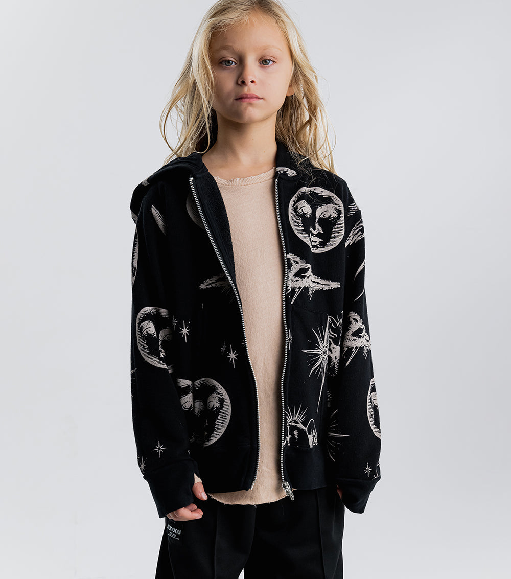 Kid | All Inked Zip Hoodie | Black