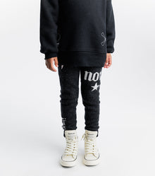 Kid | All Inked Knit Leggings | Black