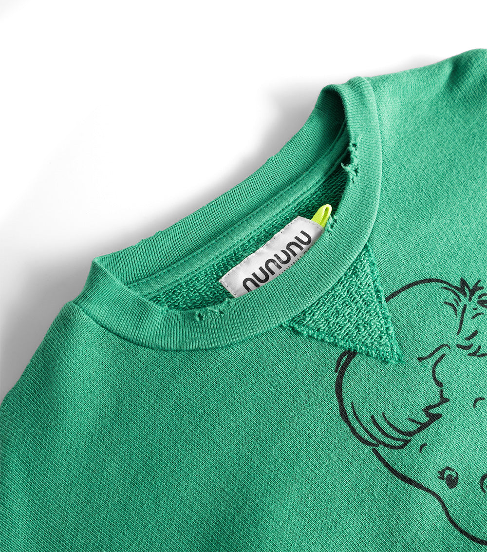 Unisex | Global Kid Sweatshirt | Moss Green