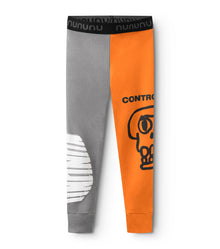 Girl | 1/2 & 1/2 Leggings | Concrete x Orange Sun