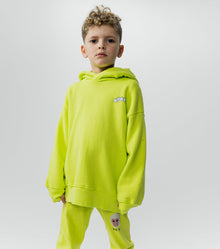 Unisex | Bubbly Hoodie | Hot Lime