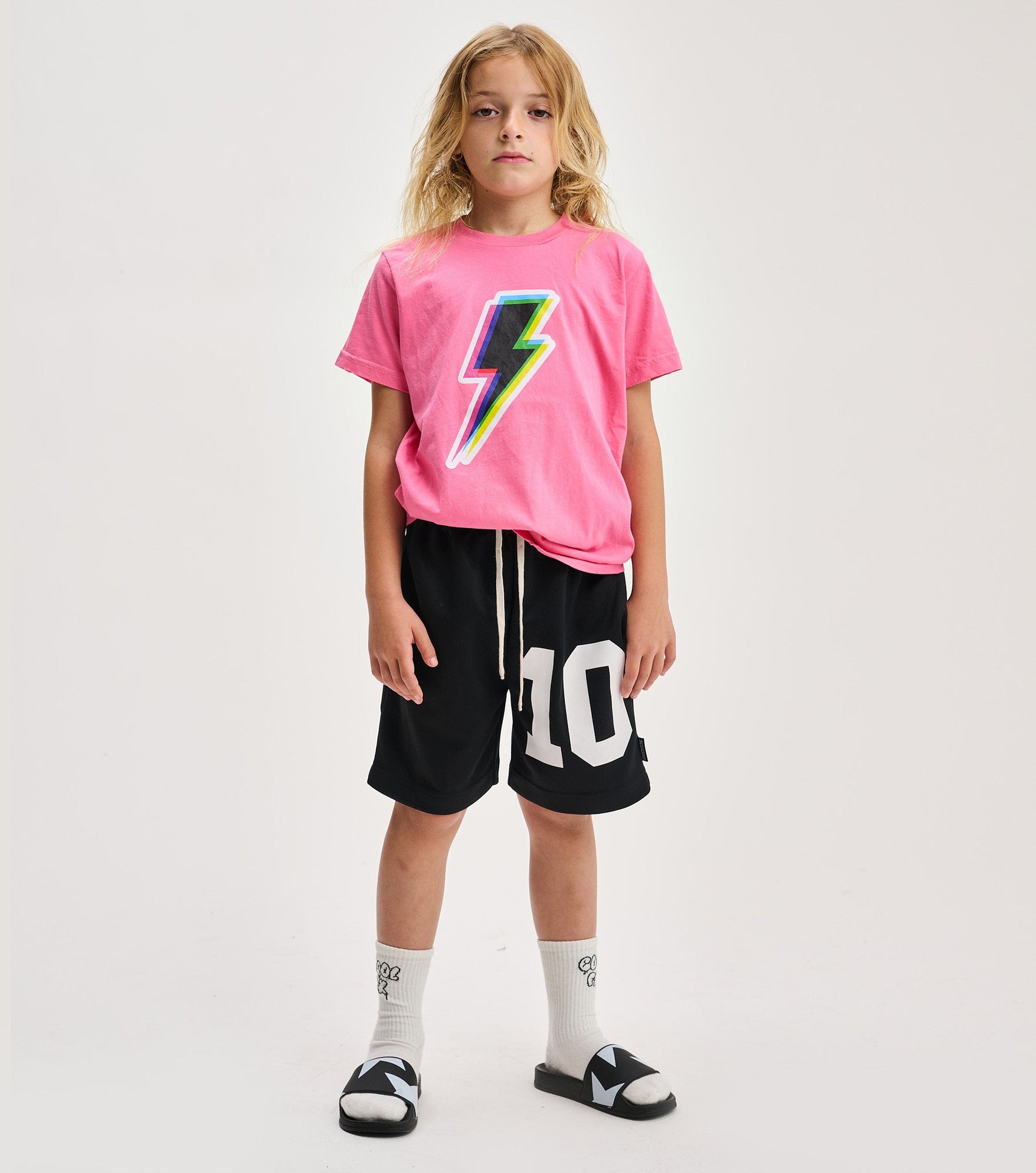 Unisex | Dizzy Bolt T-Shirt | Hot Pink