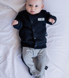 Newborn | Melting Masks Cardigan | Black
