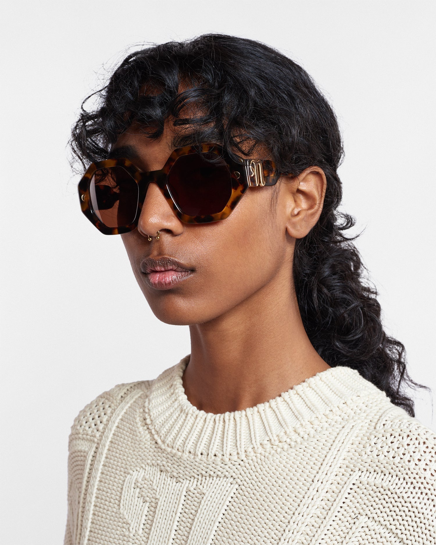 Carlen Bio-Plastic Sunglasses | Dark Amber