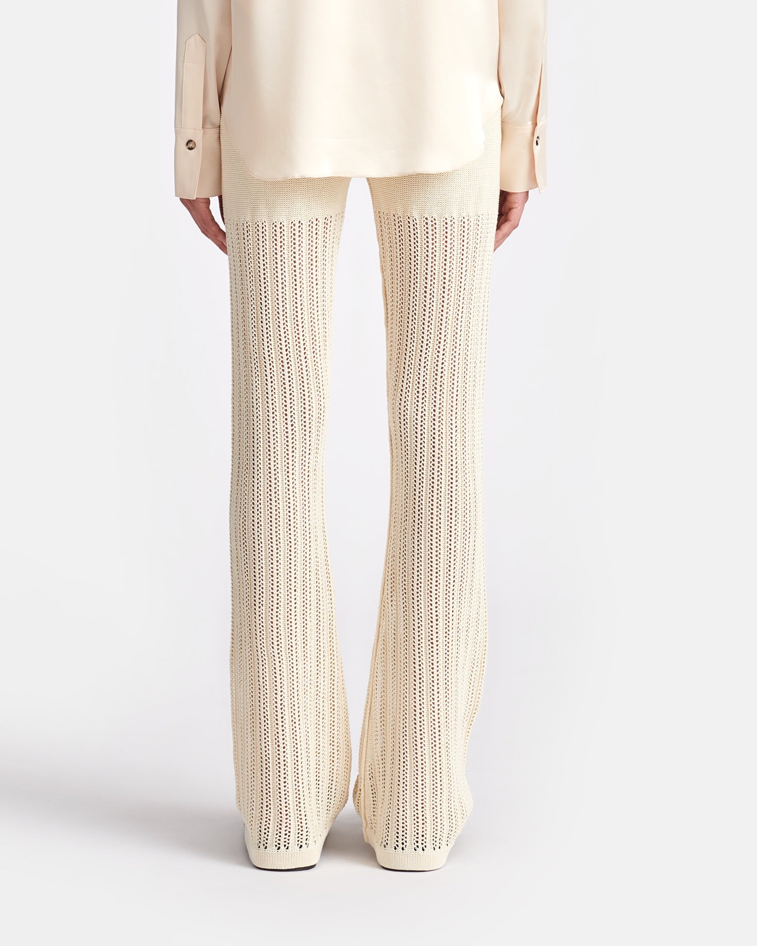 Womens | Kaela Crochet Pants | Creme