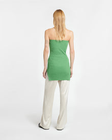 Womens | Brynn Ribbed Sleeveless Top | Green