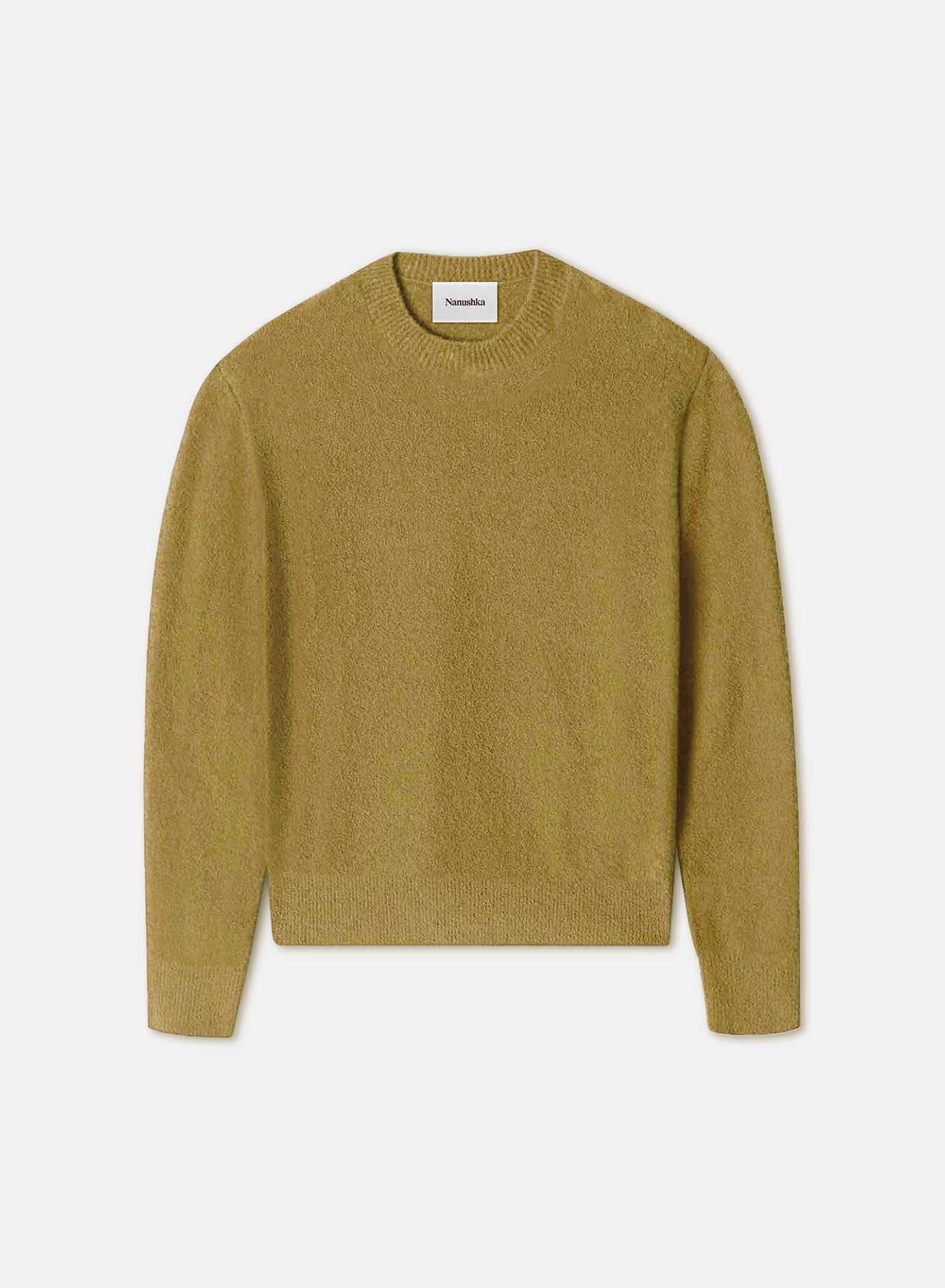 Virote Fluffy Knit Sweater | Custard