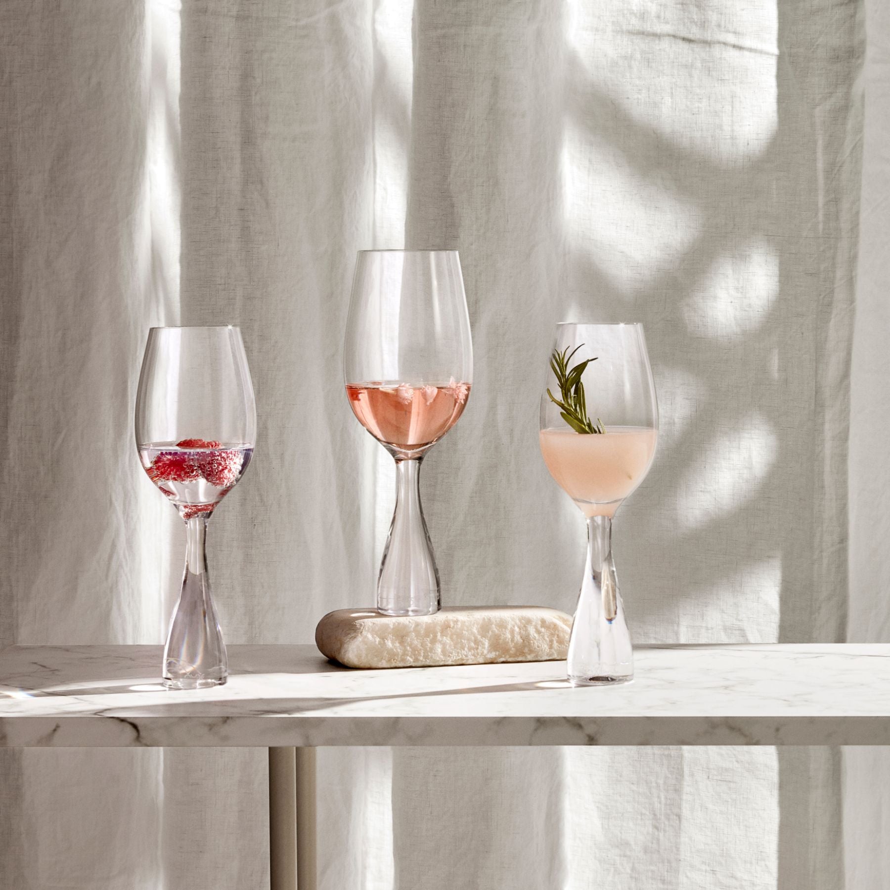 Wine Party Champagne Glasses | Clear Crystal | Set of 2
