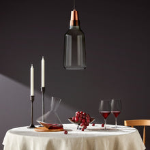 Mono Lamp With Copper Socket Tall | Smoke/Copper
