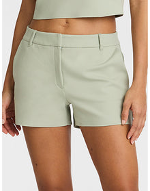 Neoprene CEO Tailored Short | Pistachio