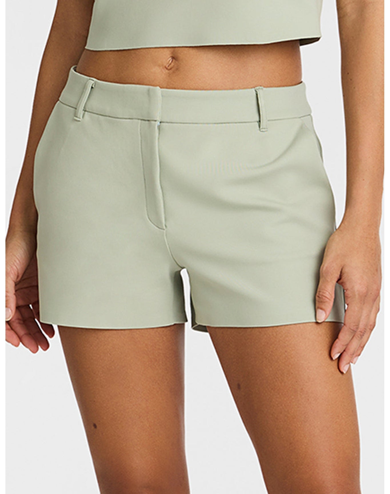 Neoprene CEO Tailored Short | Pistachio