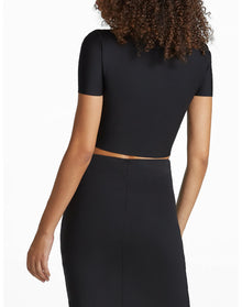 Neoprene Polo Shirt | Black