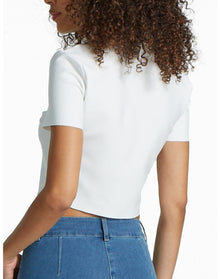 Neoprene Polo Shirt | White