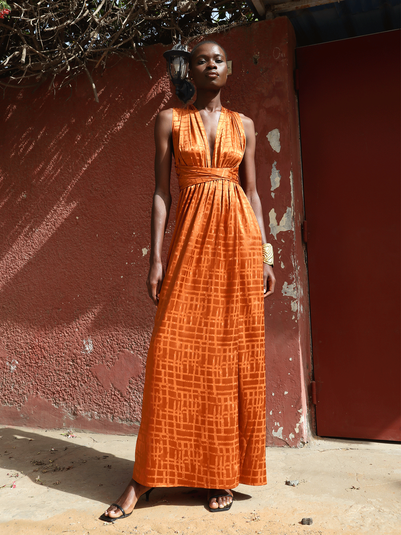 Mailys Dress | Dhaw Rust