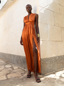 Mailys Dress | Dhaw Rust