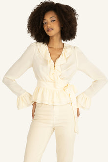 Noelle Blouse | Creme