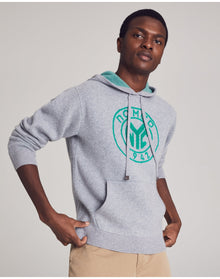 Nomad1942 | Men | Chester Thick Cashmere Hoodie | Cobblestone
