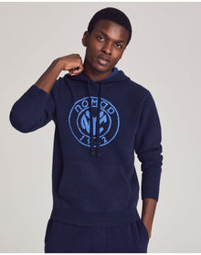 Nomad1942 | Men | Chester Thick Cashmere Hoodie | Midnight
