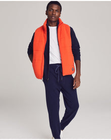Nomad1942 | Men | Fordham Quilted Vest | Tangerine