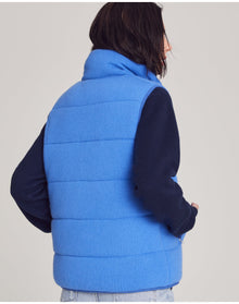 Nomad1942 | Unisex | Magnolia Quilted Vest | Cobalt