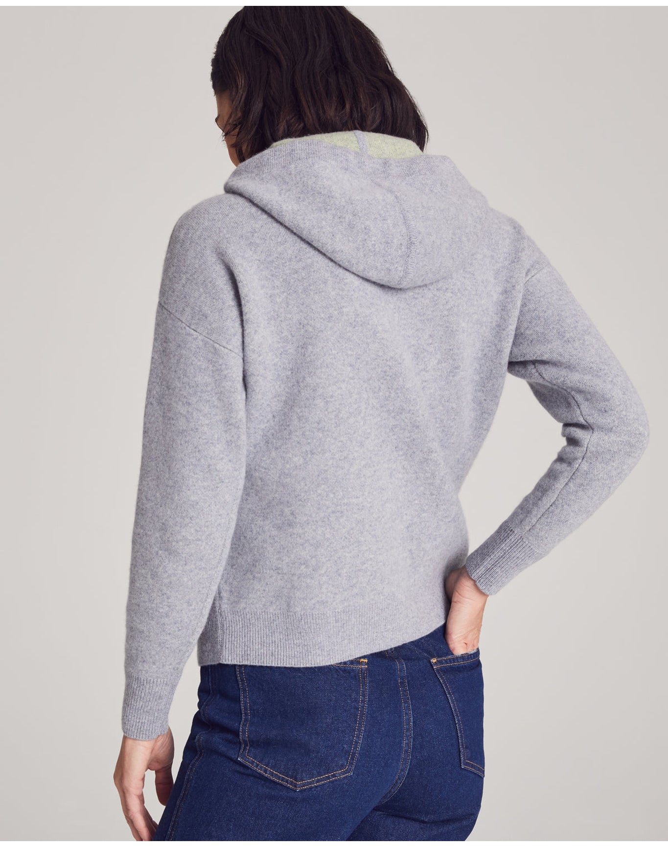 Nomad1942 | Women | Ellis Thick Cashmere Hoodie | Cobblestone