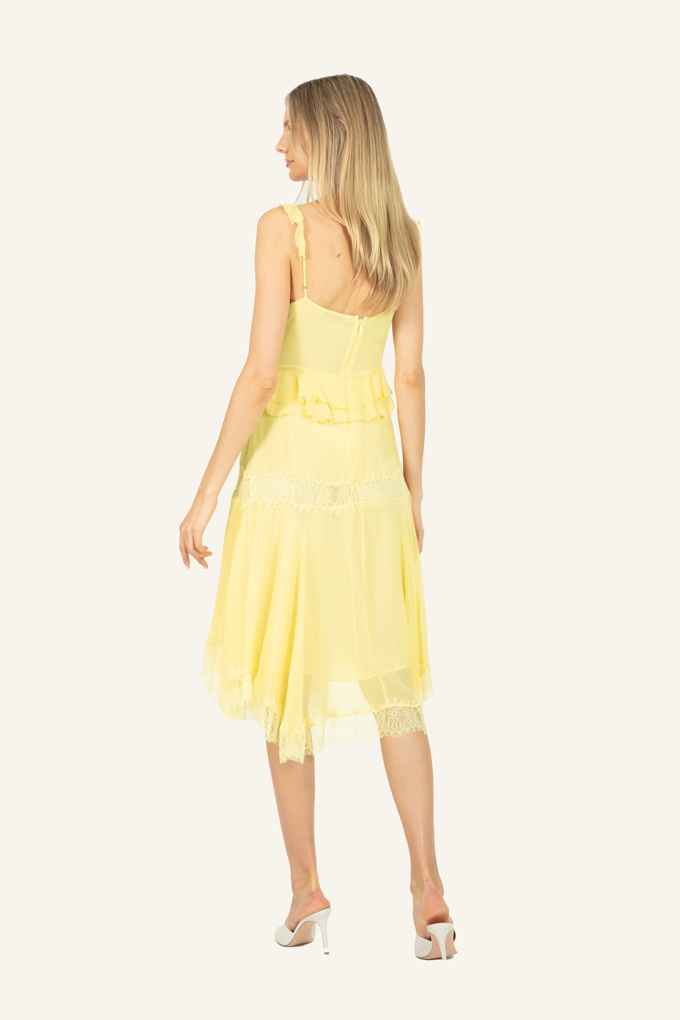 Lenore Midi Dress | Lemon Sorbet
