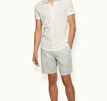 Norwich Linen Tailored Fit Linen Shorts | White Jade