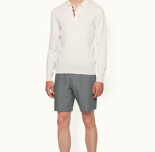 Norwich Linen Tailored Fit Washed Linen Shorts | Granite