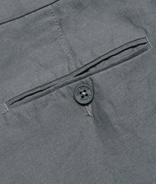 Norwich Linen Tailored Fit Washed Linen Shorts | Granite