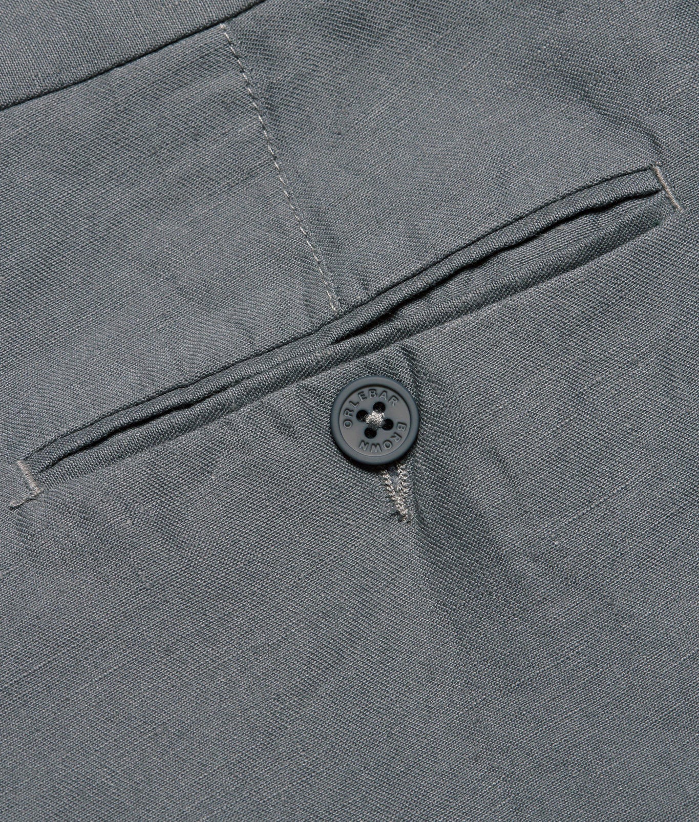 Norwich Linen Tailored Fit Washed Linen Shorts | Granite