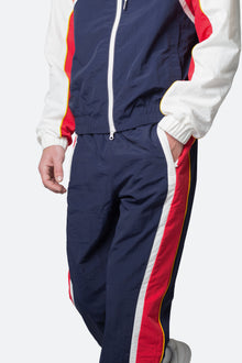 Nylon Track Pants | Red x White x Blue