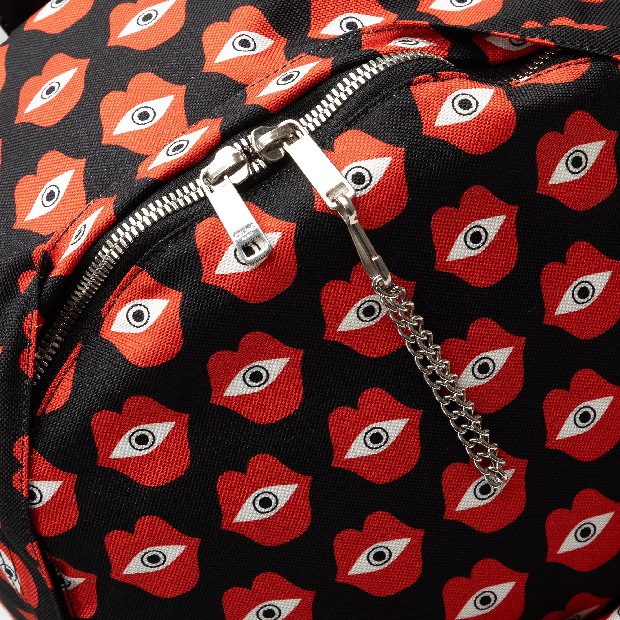 Celine | Pre-Owned x Anneli Henriksson Telepathic Love Backpack | BlackRed