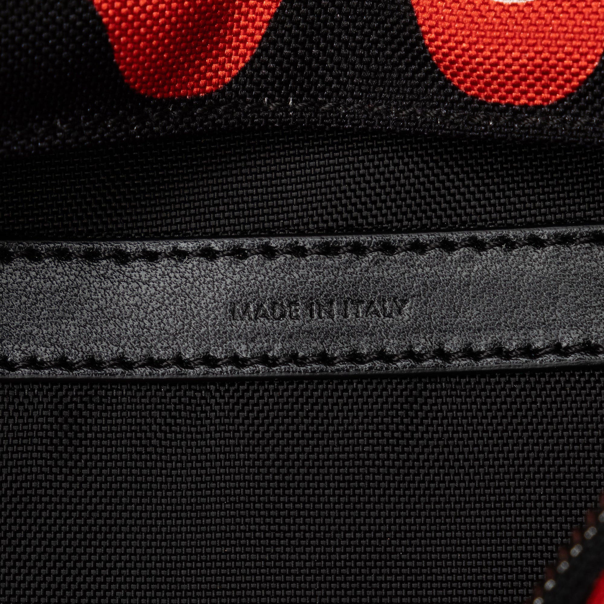 Celine | Pre-Owned x Anneli Henriksson Telepathic Love Backpack | BlackRed