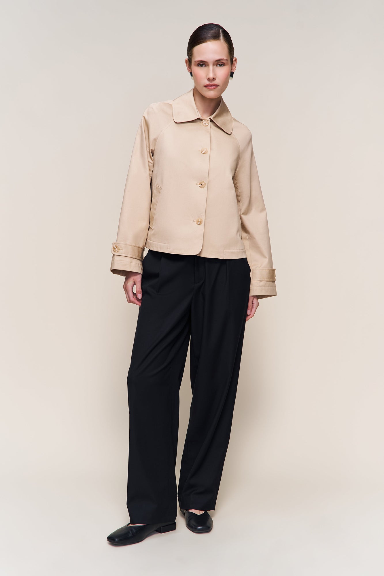Womens | Romeo Trench Coat | Taupe