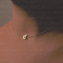 Single Letter Choker (Uppercase) | 18KT Gold Vermeil & Sterling Silver