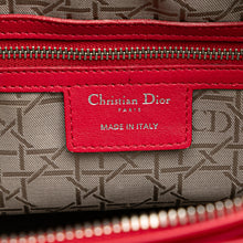 Dior | Pre-Owned Large Lambskin Cannage Lady | Red