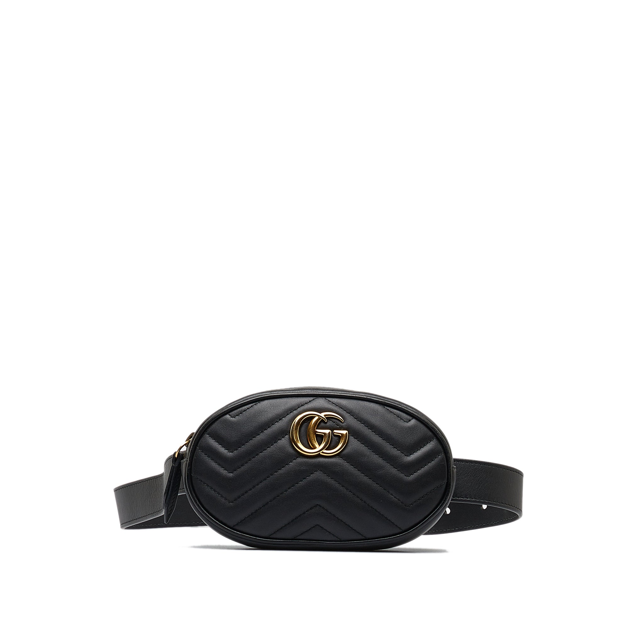 Gucci Pre-Owned GG Marmont Matelasse Belt Bag | Women | Black