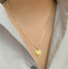 The Love You Heart Pendant Necklace | 18KT Gold Vermeil