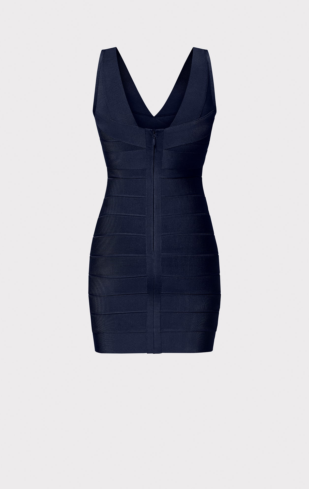 V Neck Mini Bandage Dress | Classic Blue