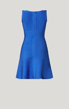 Fit And Flare Dress | Bright Blue