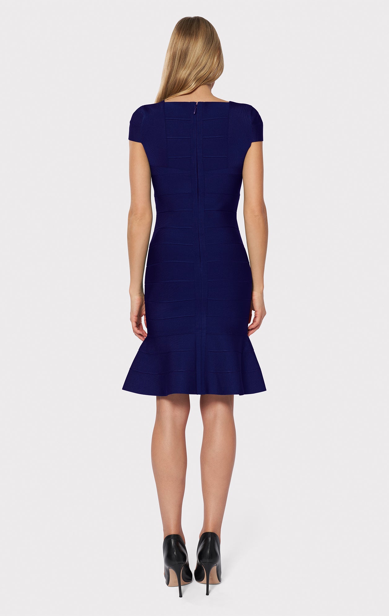 Cap Sleeve Bandage Dress | Classic Blue